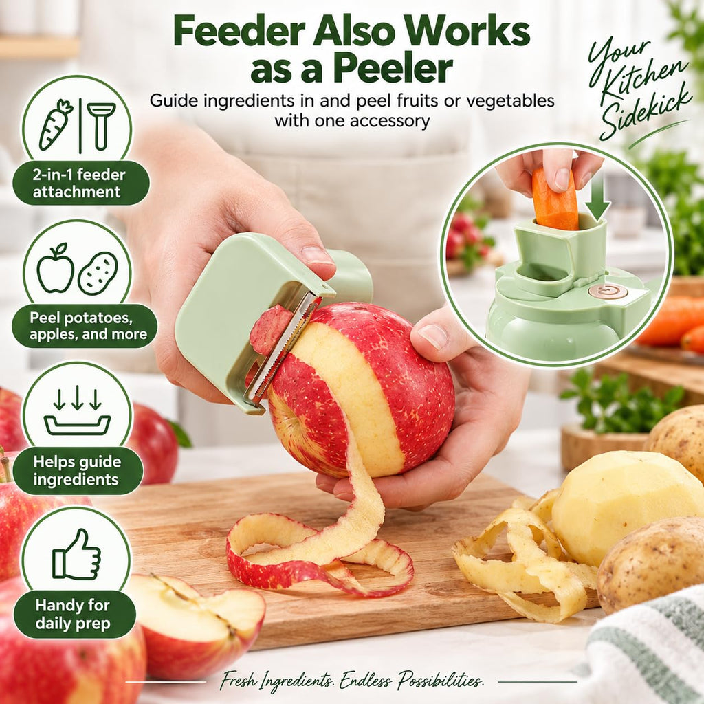 5-in-1 Wireless Electric Vegetable Chopper Y4538