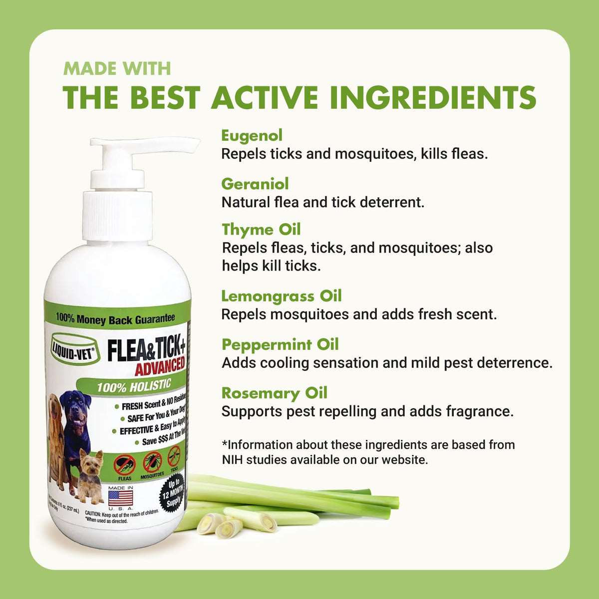 Flea and Tick Topical Treatment 8 oz K571