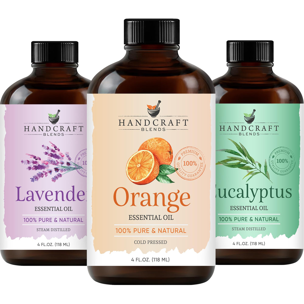 Sweet Orange Eucalyptus and Lavender Essential Oil 4 Fl. Oz C592865