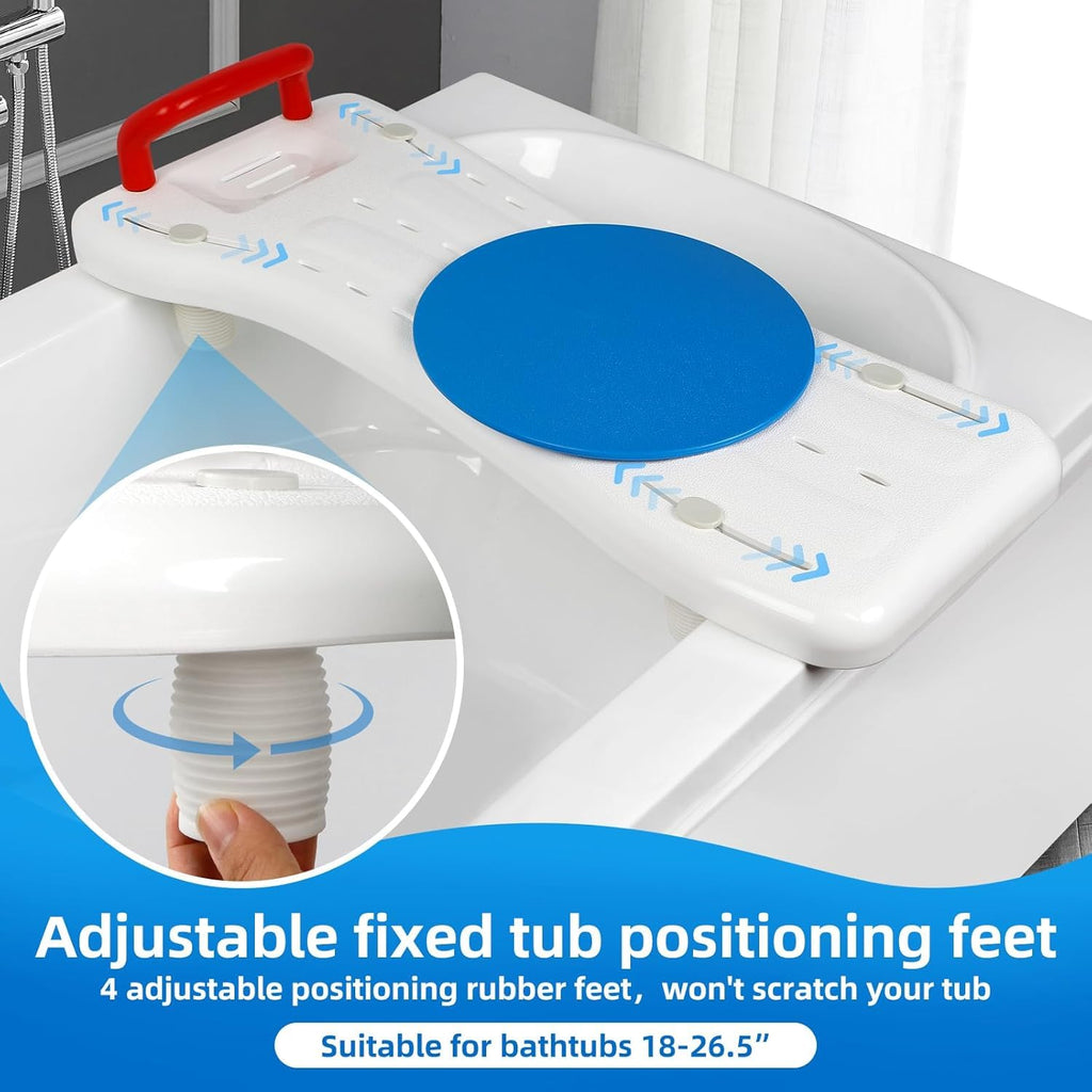 Rotating Tub Transfer Bench with Handle, 300 lbs M6929