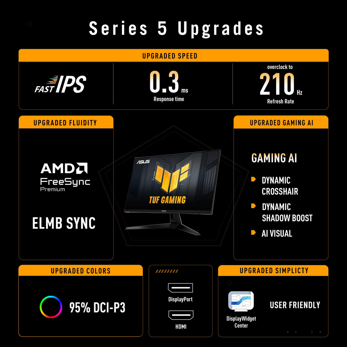 27 Inch 1440p 210Hz Gaming Monitor B57618