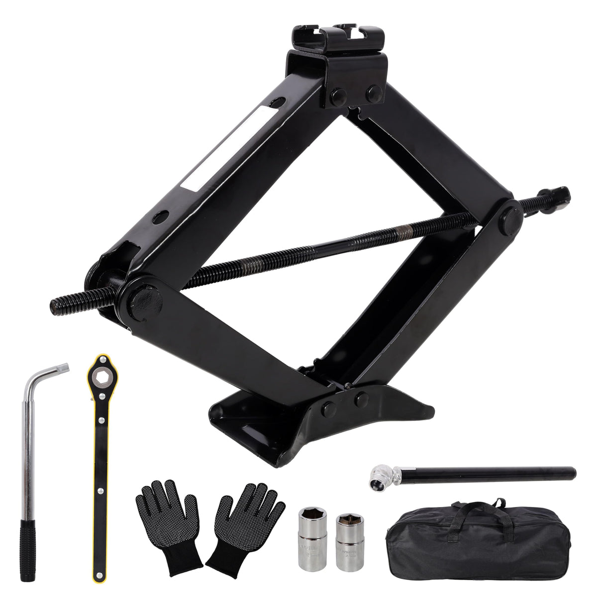 3 Ton Scissor Car Jack Kit with Wrench W98818