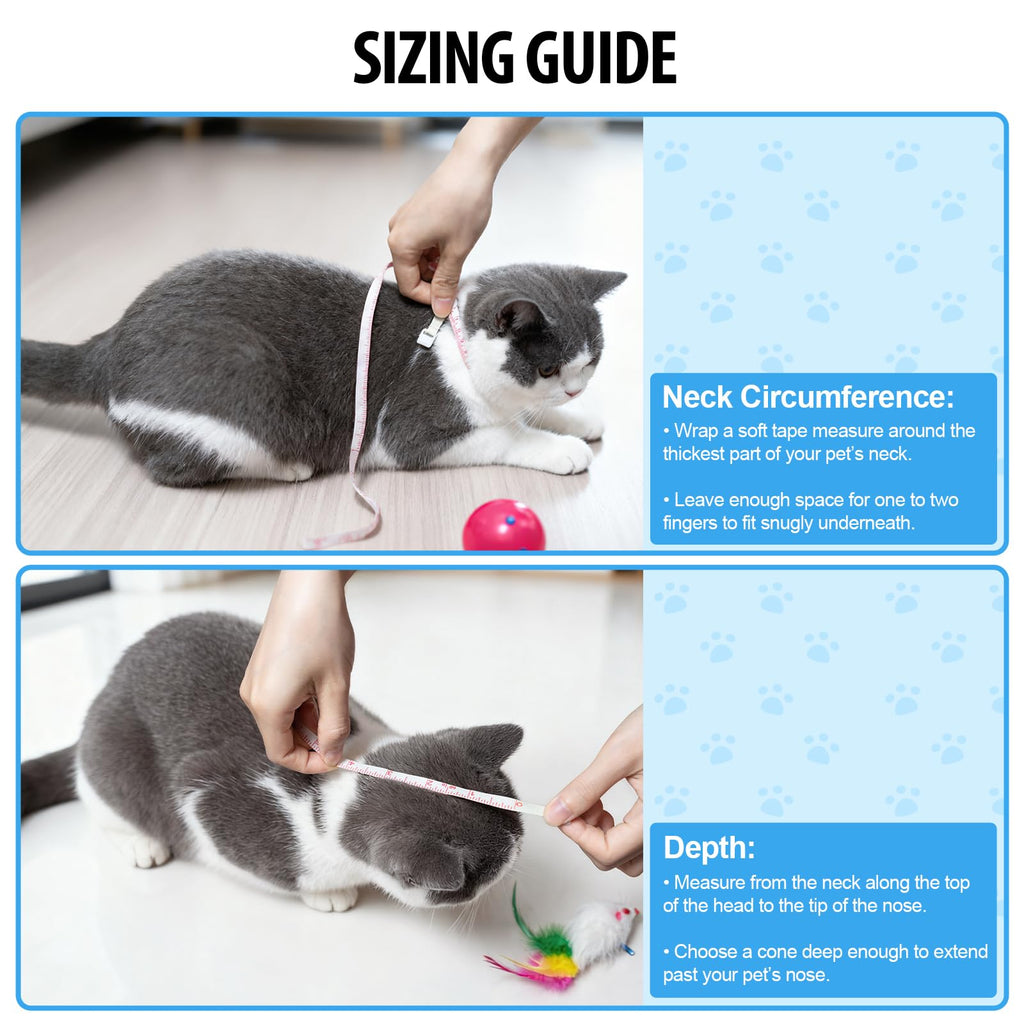 Adjustable Plastic Recovery Pet Cone A9331