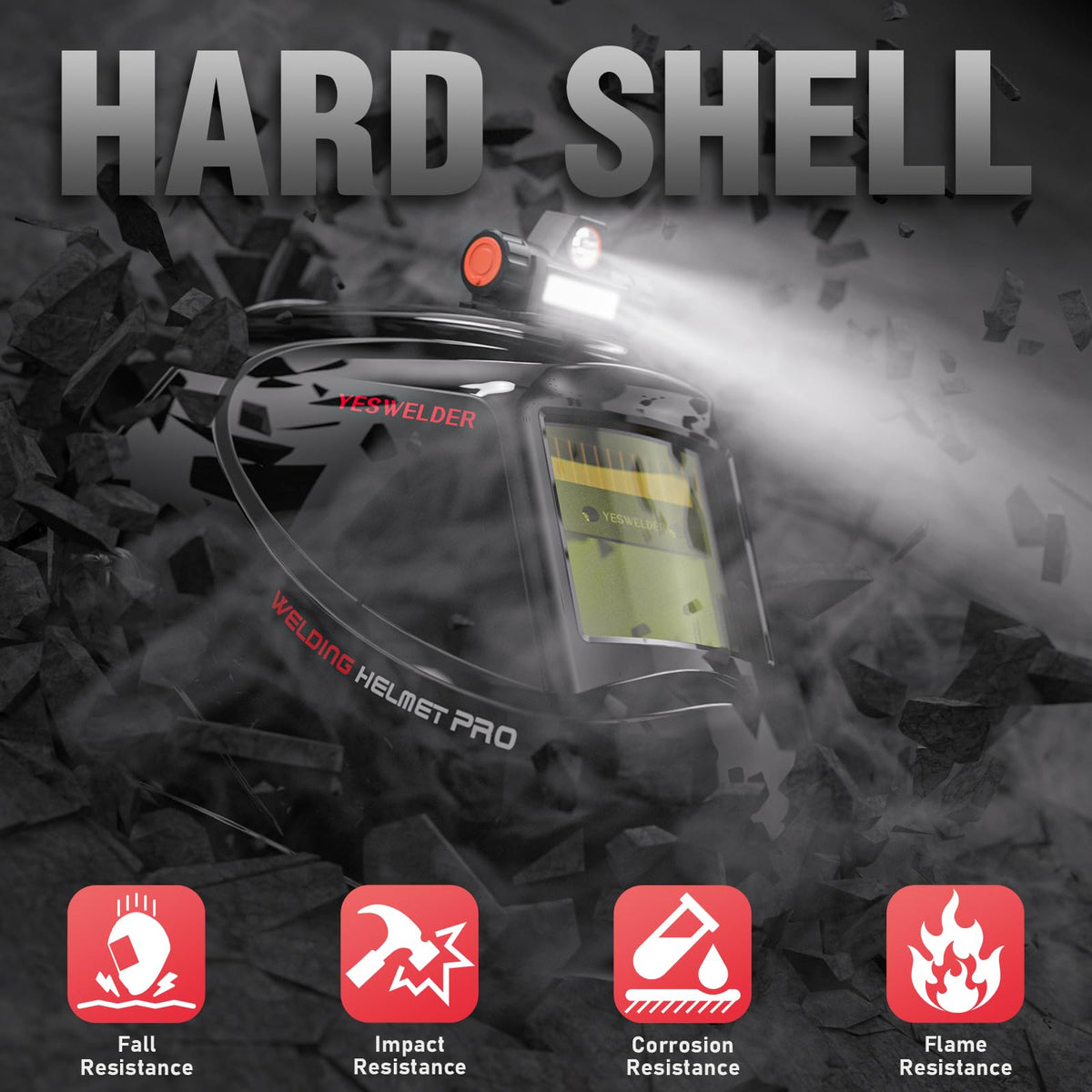 Auto Darkening Welding Helmet True Color J113