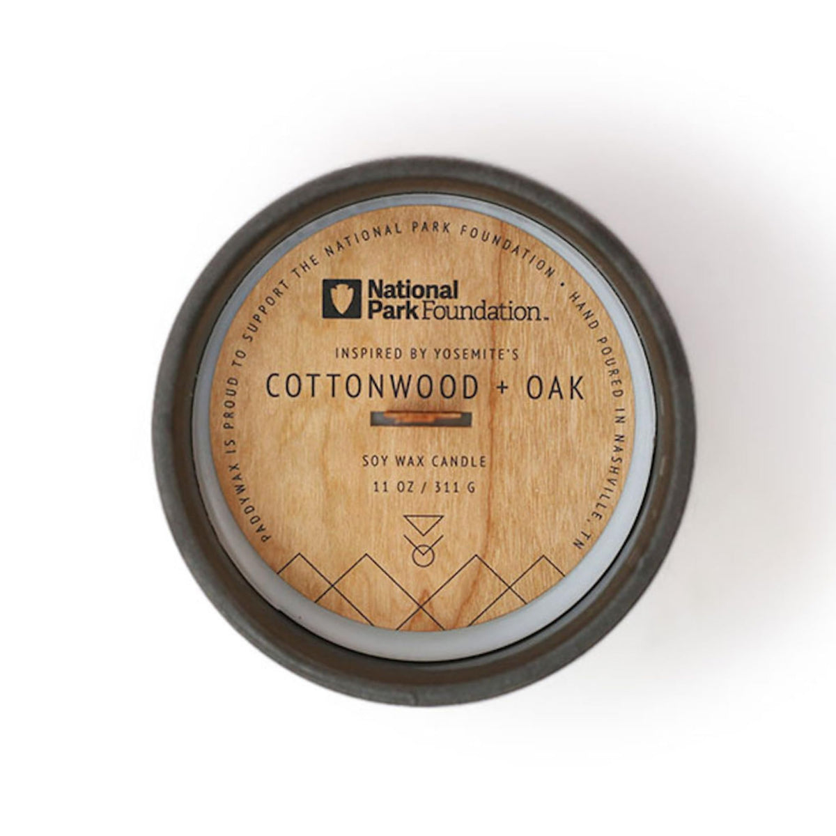 Scented Soy Candle in Reusable Ceramic Jar with Wood Wick, 11 oz Q830