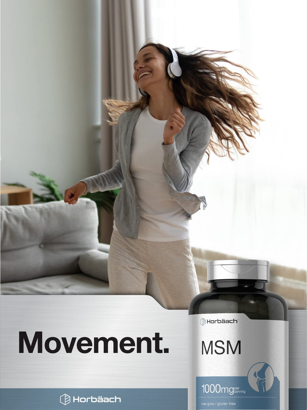MSM Supplement Capsules 1000mg 250 Count M8878