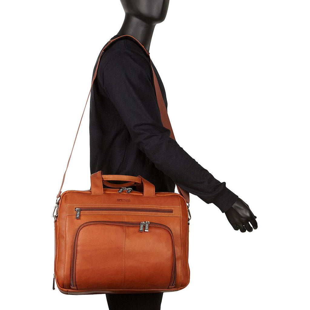 Colombian Leather 15.6" Laptop Briefcase D9515