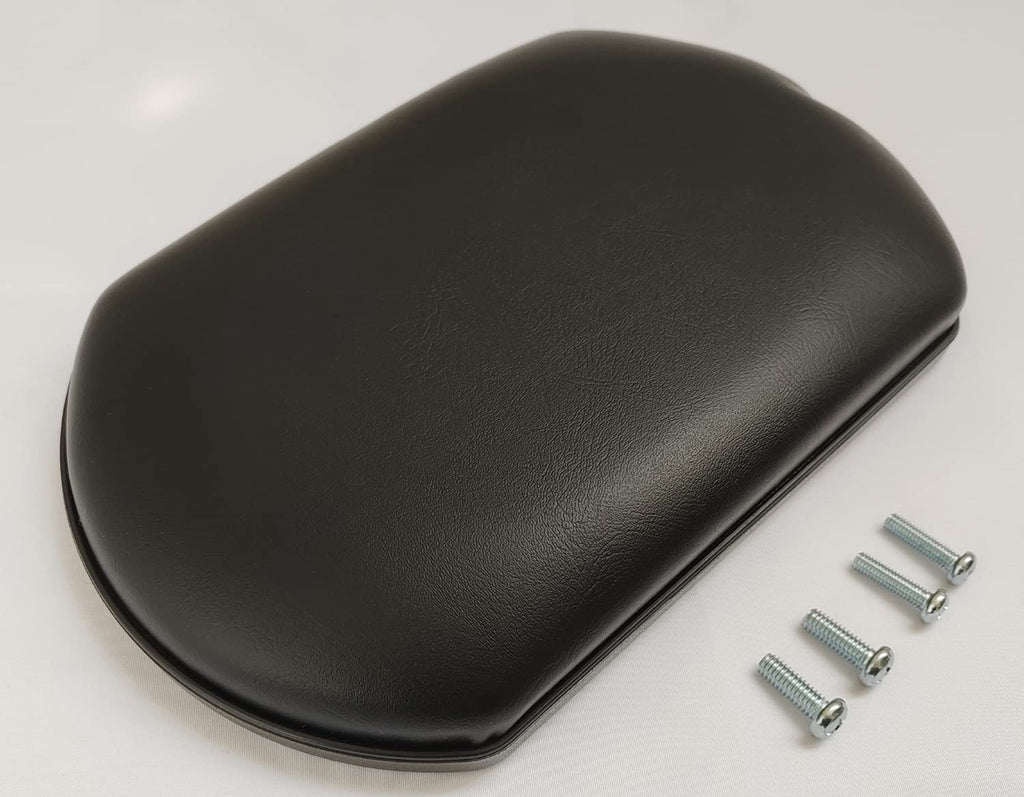 Black Vinyl Upholstered Wheelchair Elevating Leg Rest F1984