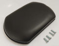 Black Vinyl Upholstered Wheelchair Elevating Leg Rest F1984