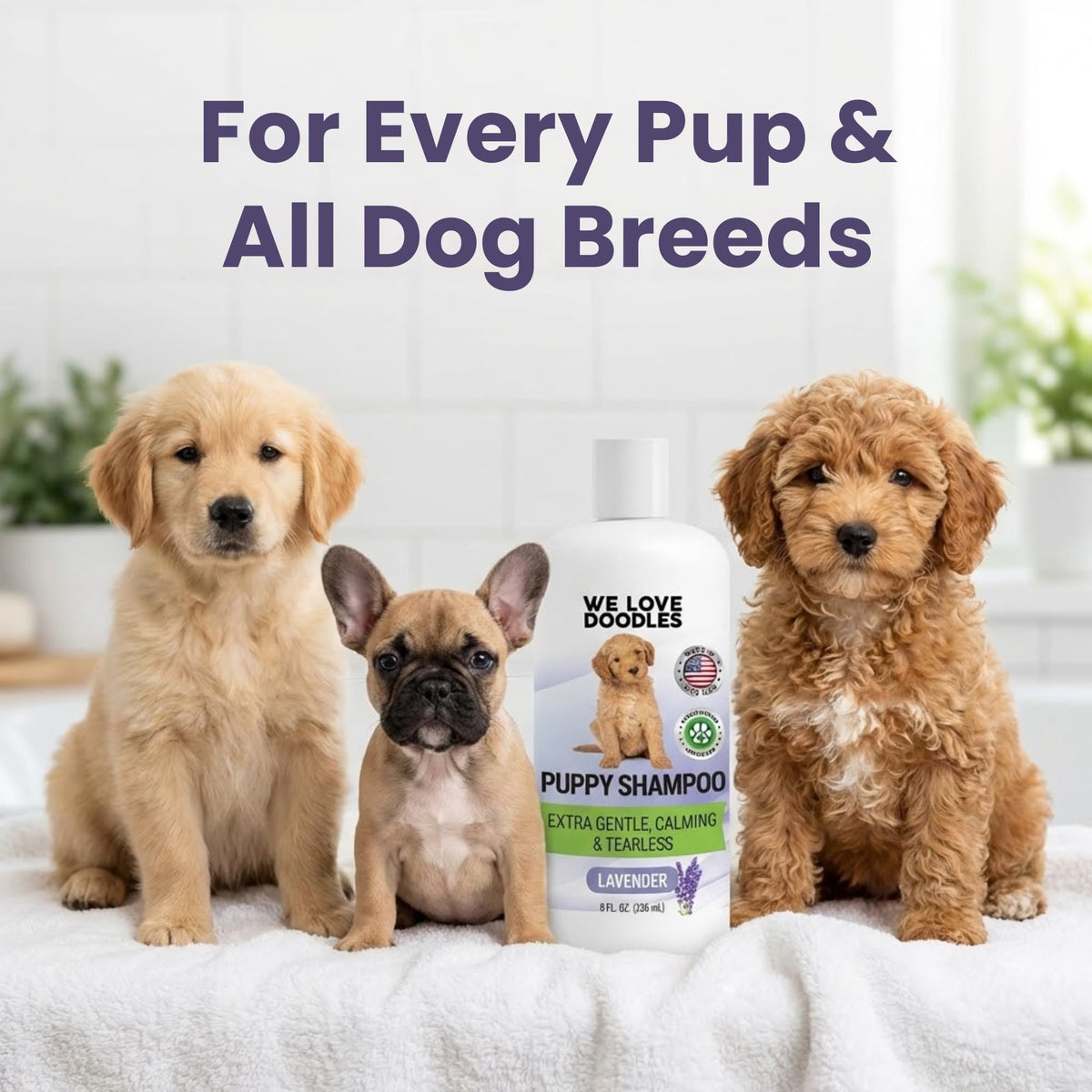 Tearless Hypoallergenic Puppy Shampoo & Conditioner 8 oz T850786