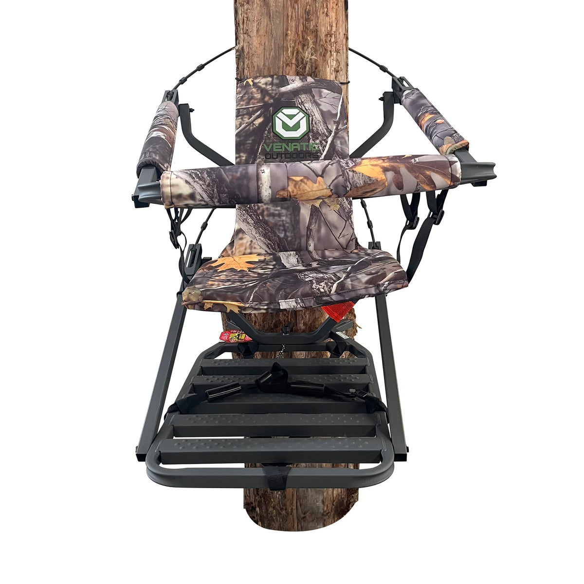 Climbing Tree Stand with Seat and Foot Platform Q80131