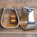 Wooden Horse Saddle Stirrups Z1820