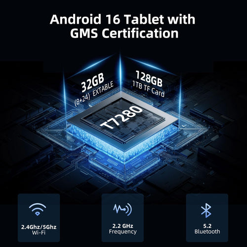 10 Inch Android 16 Tablet 32GB RAM 128GB ROM X799390