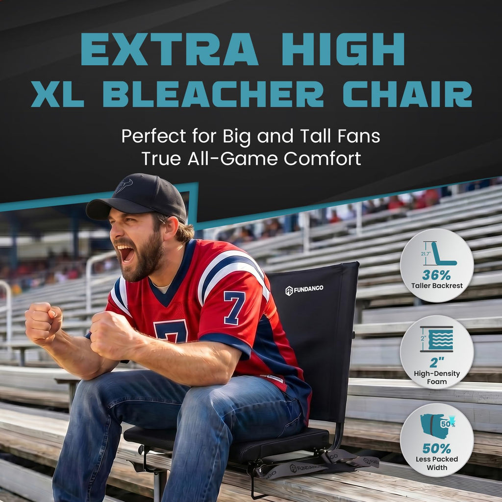Folding Stadium Seat with Back Support H4584