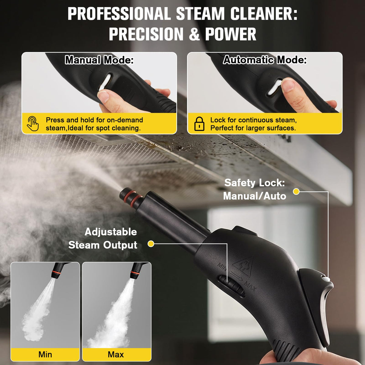 4.5 Bar 300°F Steam Cleaner Z2469