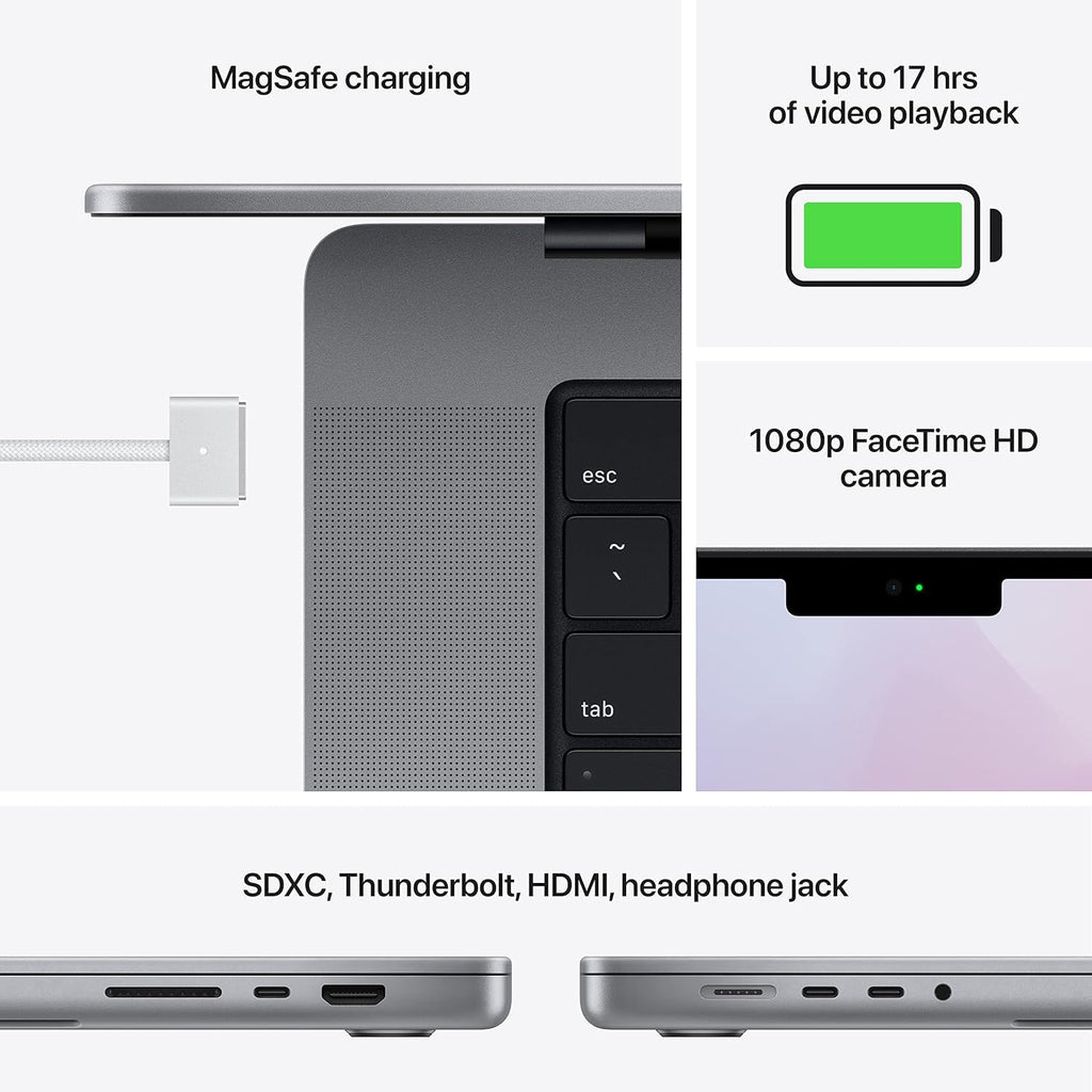 16-inch MacBook Pro M1 Pro 32GB RAM 1TB SSD Space Gray T4039