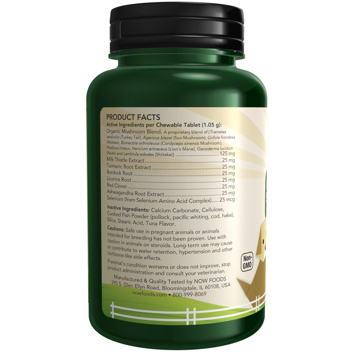 Immune Support Supplement for Cats & Dogs 90 Chewable Tablets A467155