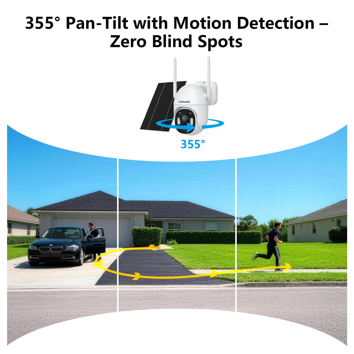 Solar Security Cameras Wireless Outdoor 4-Camera System U698