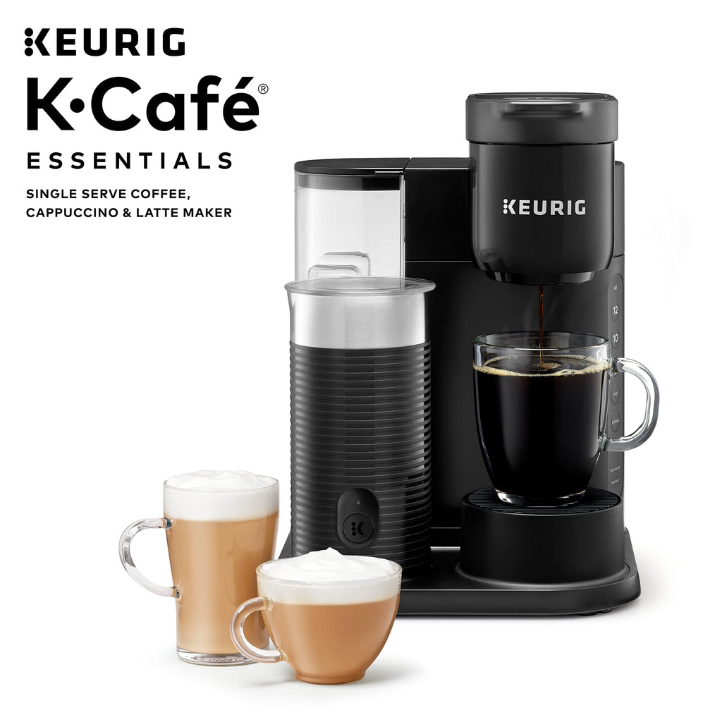 Single Serve Coffee, Latte and Cappuccino Maker, Black O104892