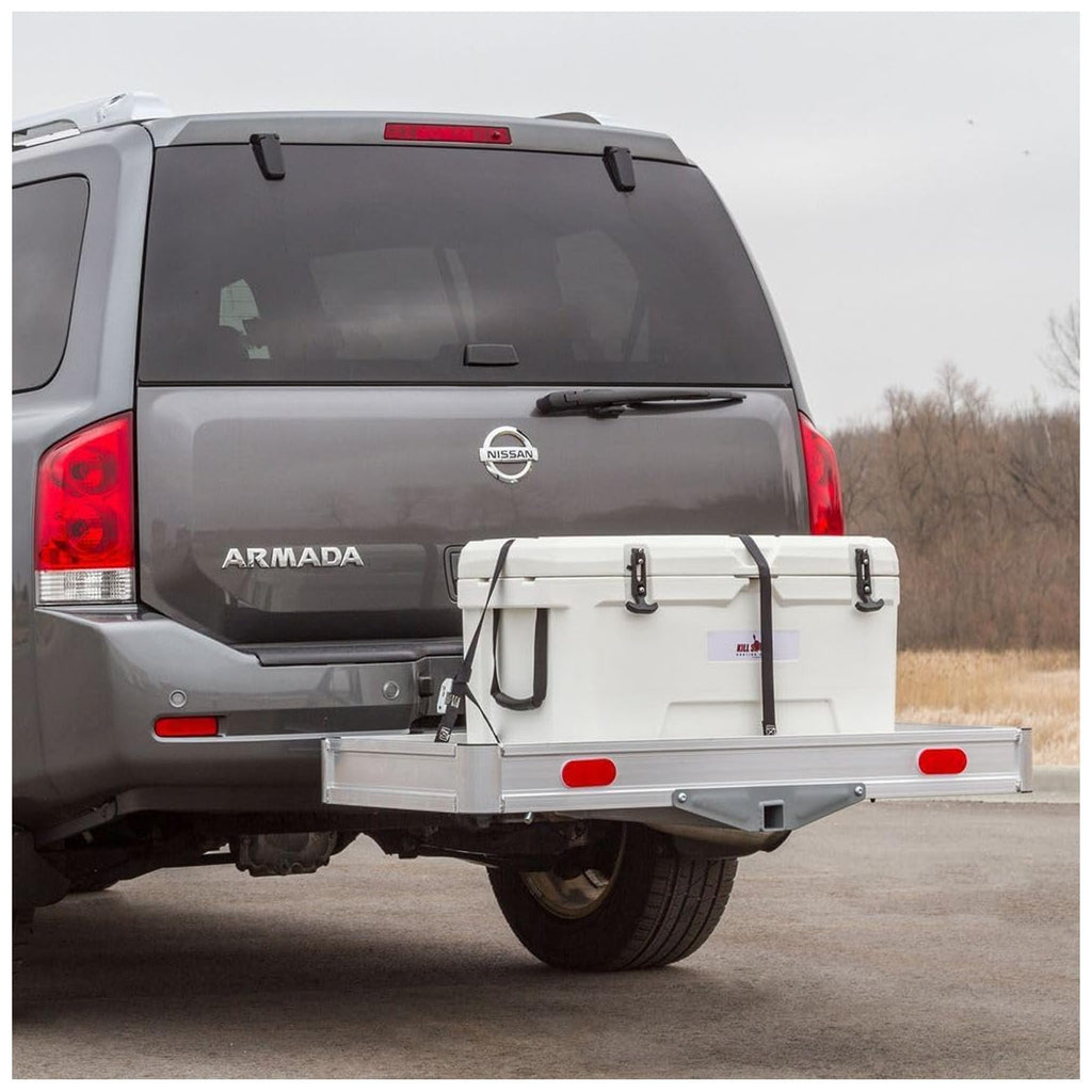 Aluminum Hitch Cargo Carrier Tray 550 lb Capacity J1846