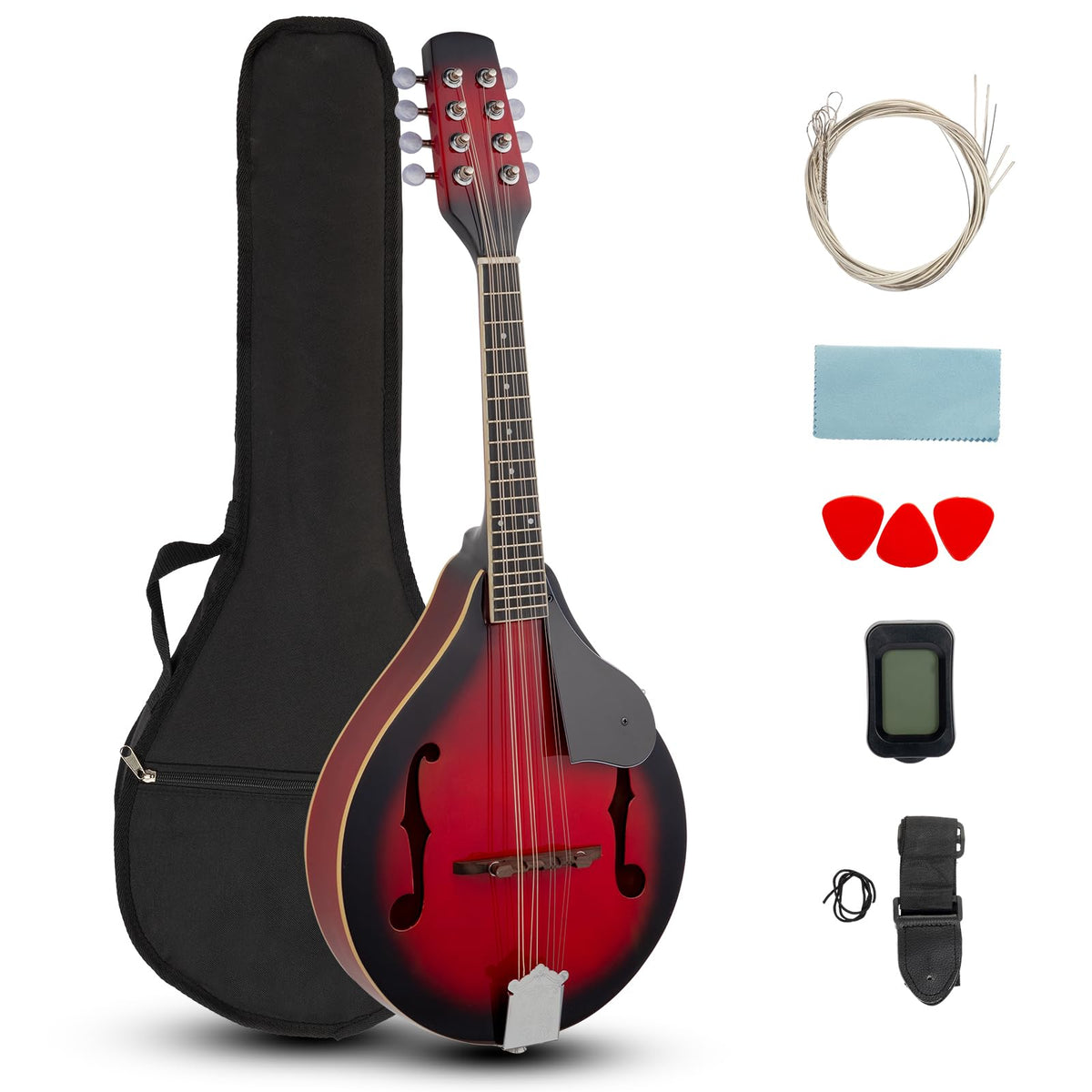 8 Strings Acoustic Mahogany Wood Mandolin E97313