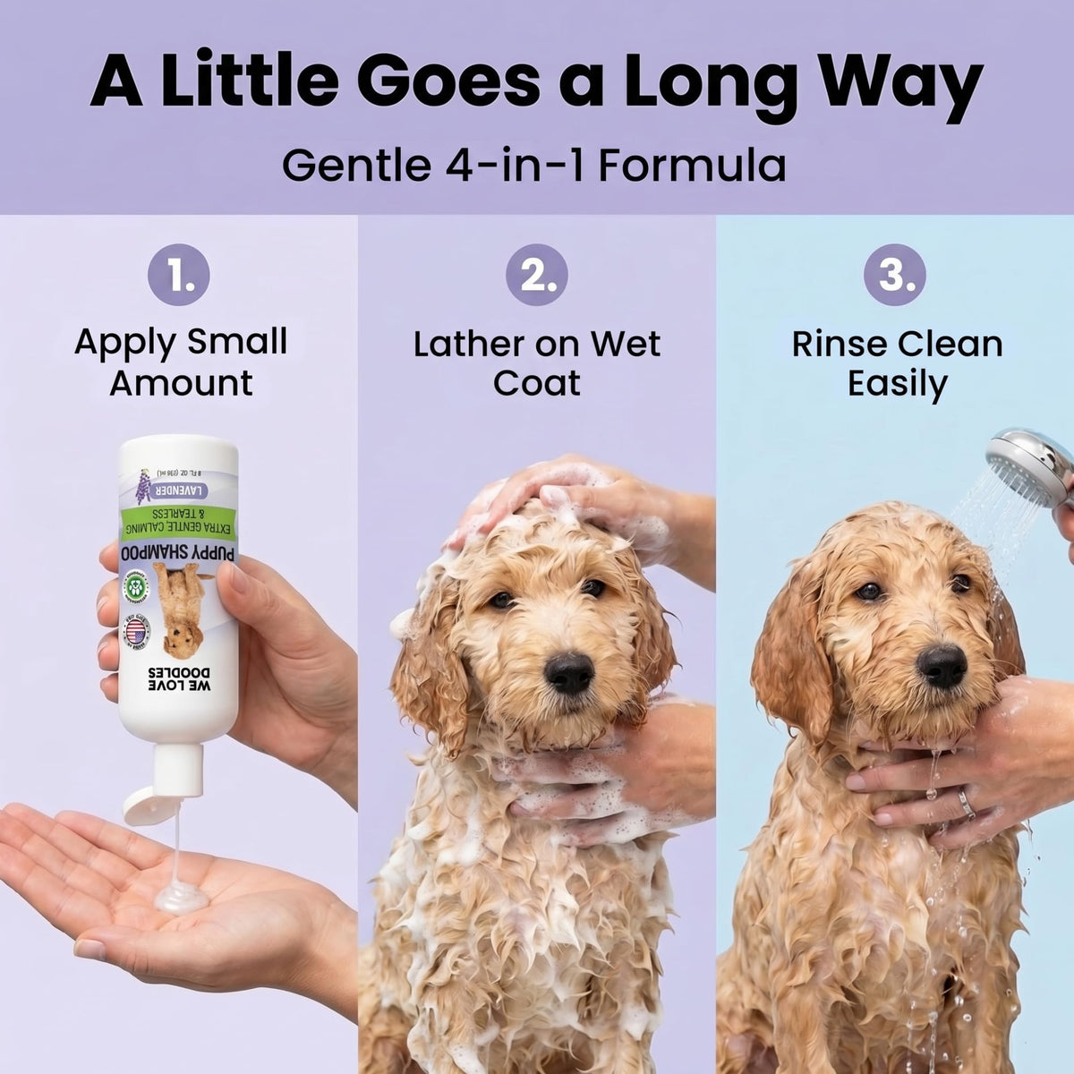 Tearless Hypoallergenic Puppy Shampoo & Conditioner 8 oz T850786