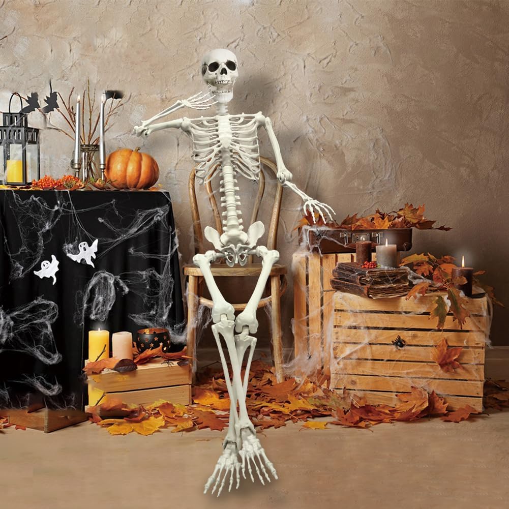 Full Size Poseable Plastic Skeleton H7007
