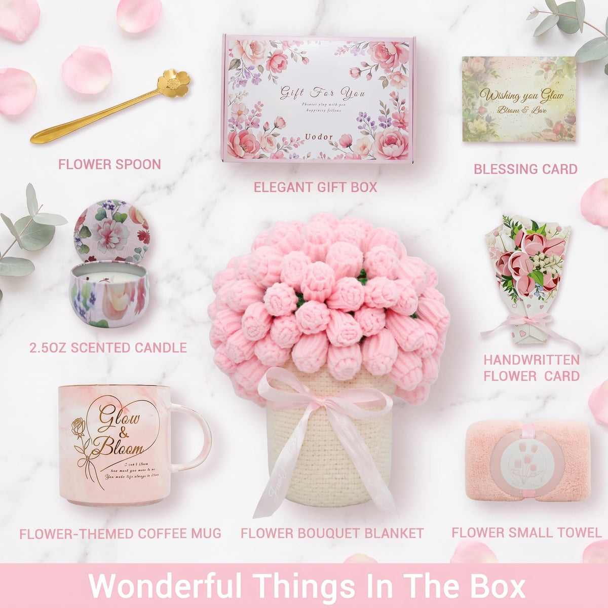Pink Self Care Gift Basket J71539