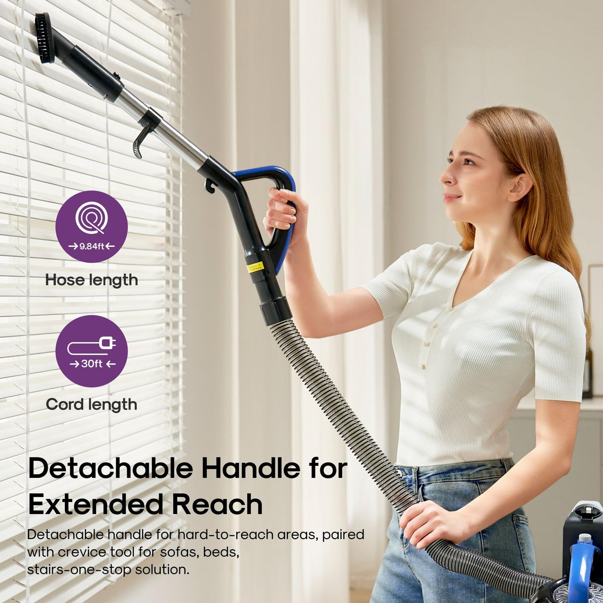 Lightweight Upright Vacuum Cleaner for Carpet and Hard Floor K6716