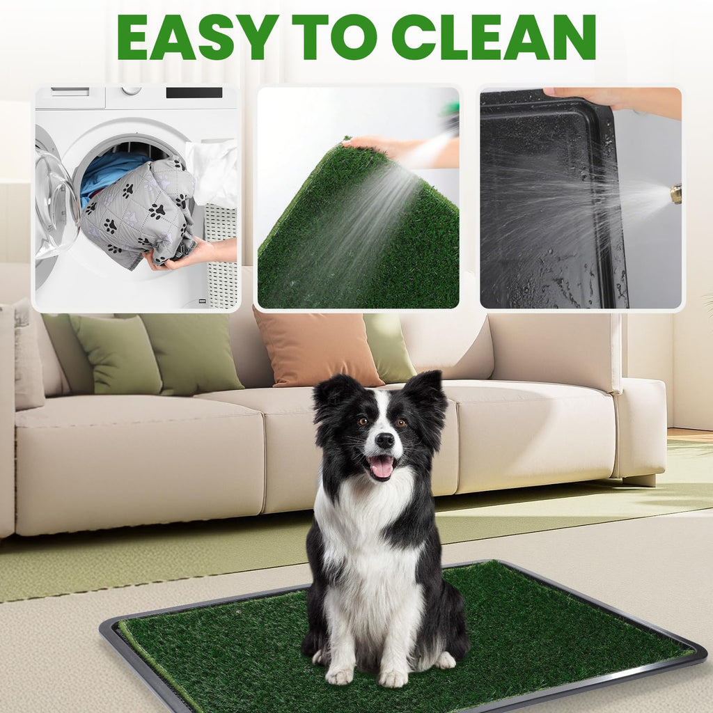 Artificial Grass Dog Potty Pad with Tray N4471