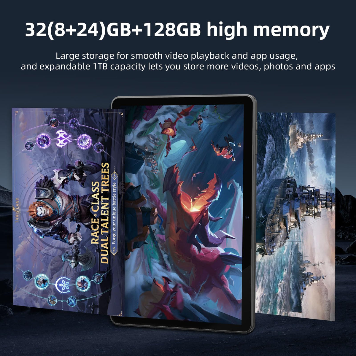 10 Inch Android 16 Tablet 32GB RAM 128GB ROM X799390