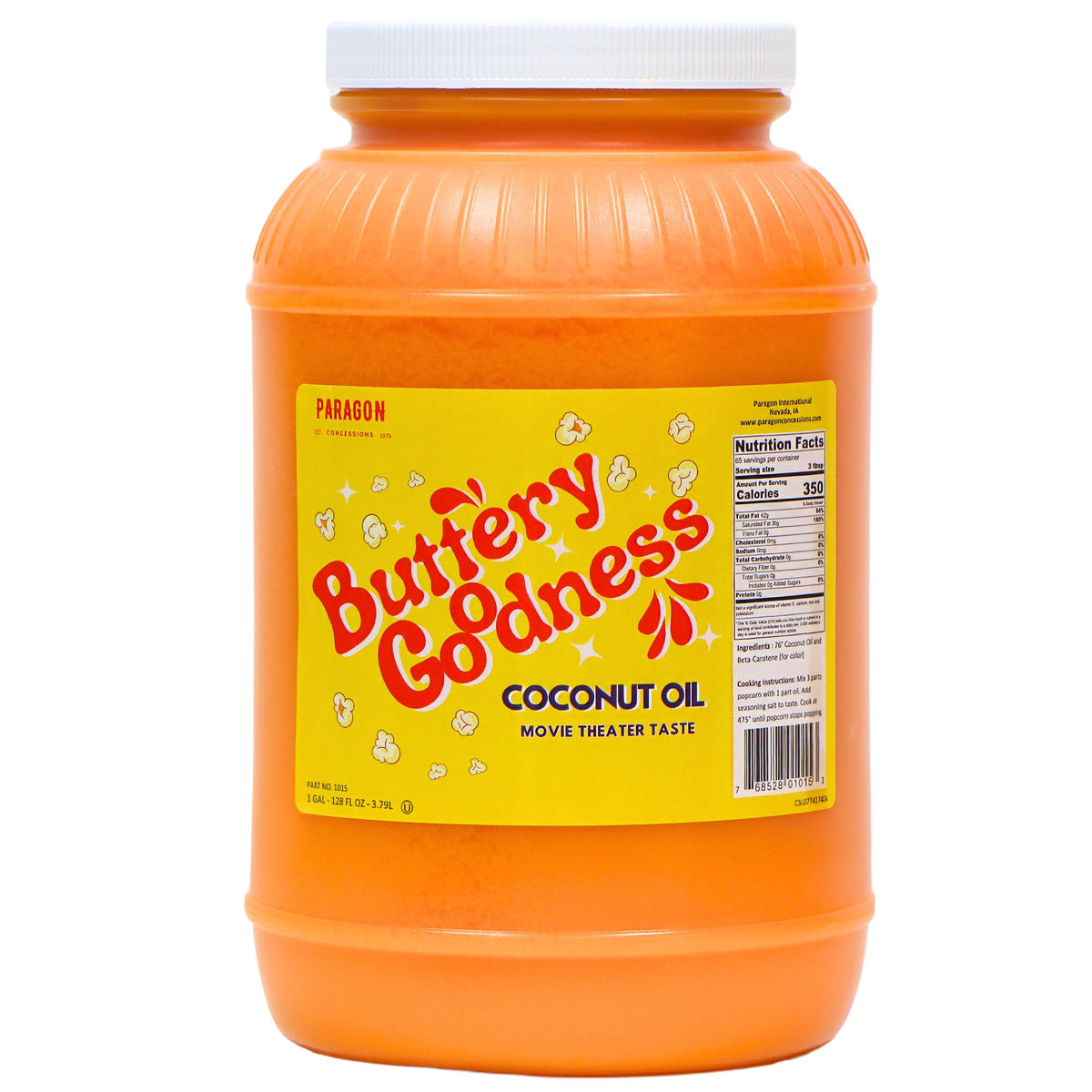 Coconut Popcorn Popping Oil Gallon G4758