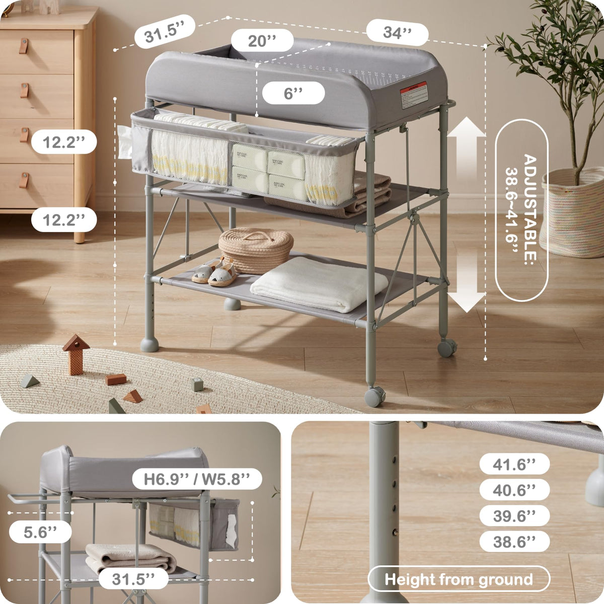 Portable Baby Changing Table F3099