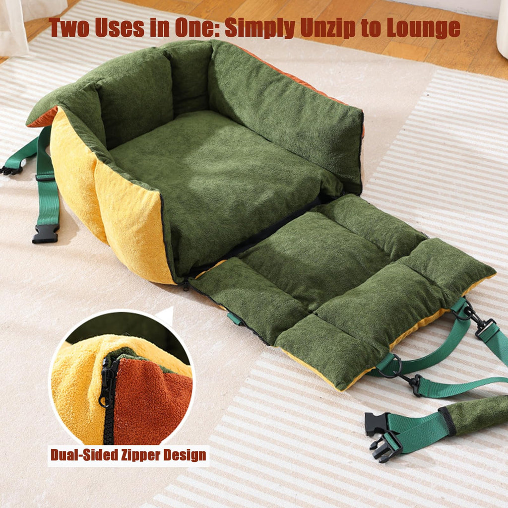 2-in-1 Dog Car Seat for Small Dogs R946