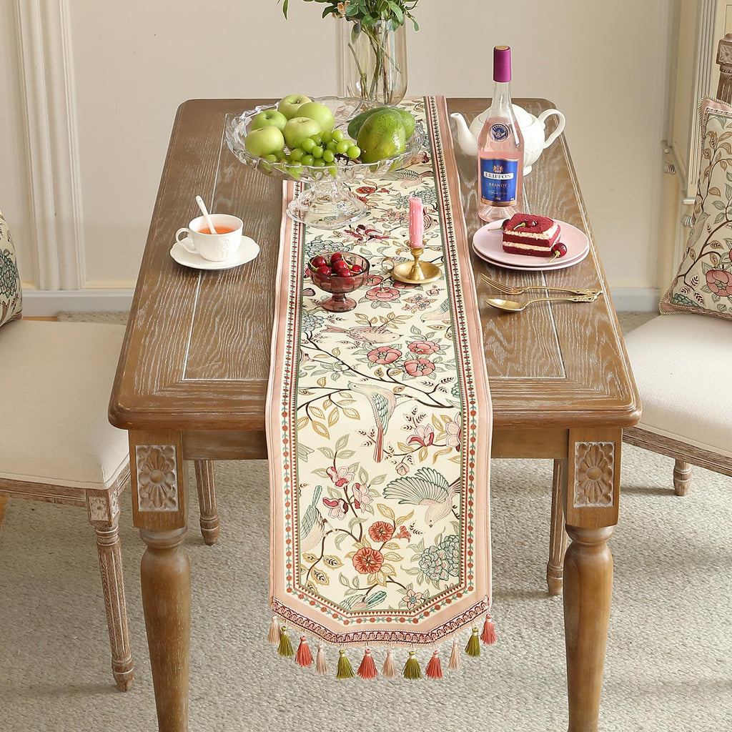 Vintage French Velvet Table Runner B59867