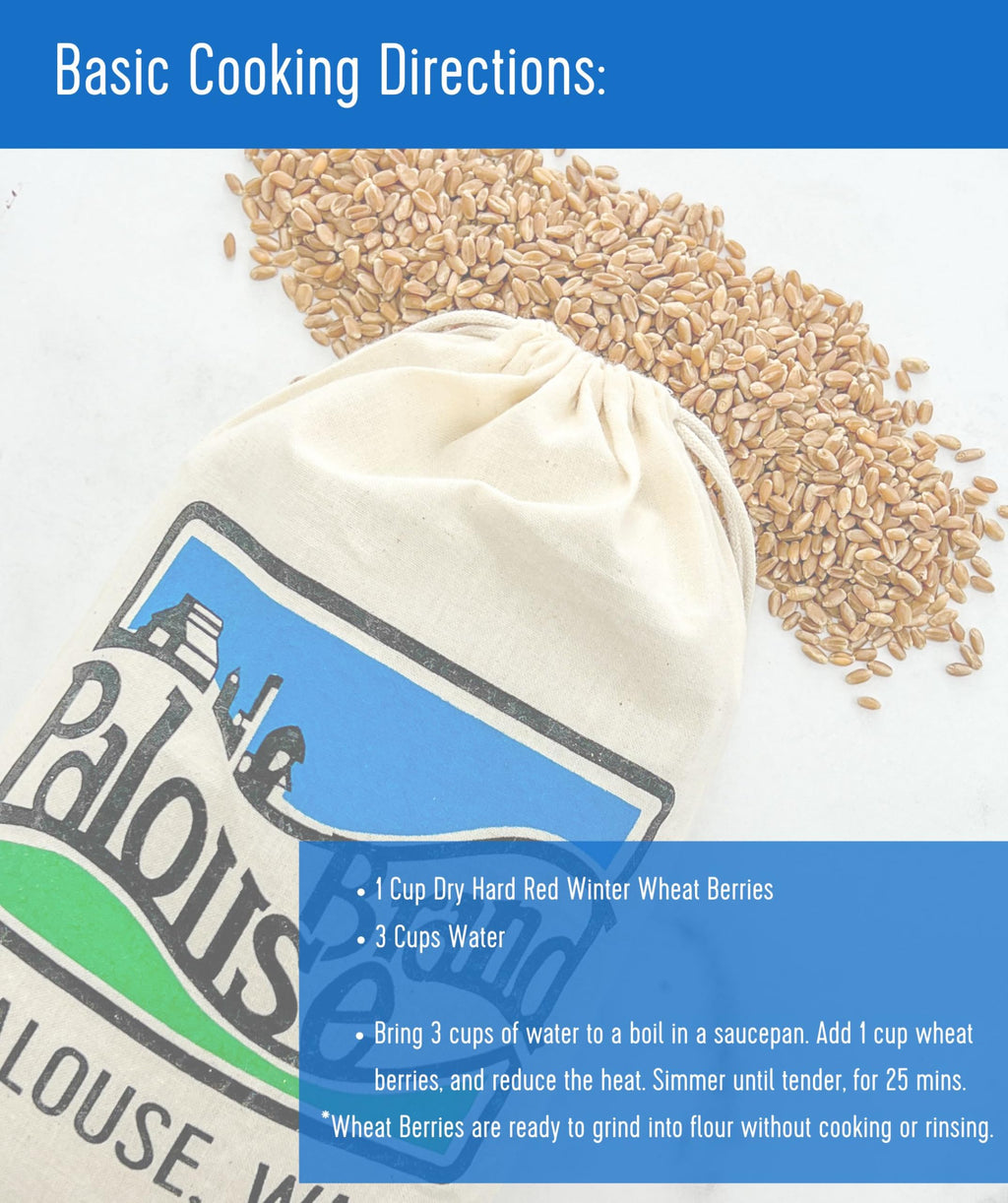 Hard Red Winter Wheat Berries 25 LBS Bag Sproutable Non-GMO Kosher Z281