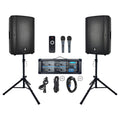 3000W Bluetooth PA Speaker System with 8-Channel Powered Mixer N99747