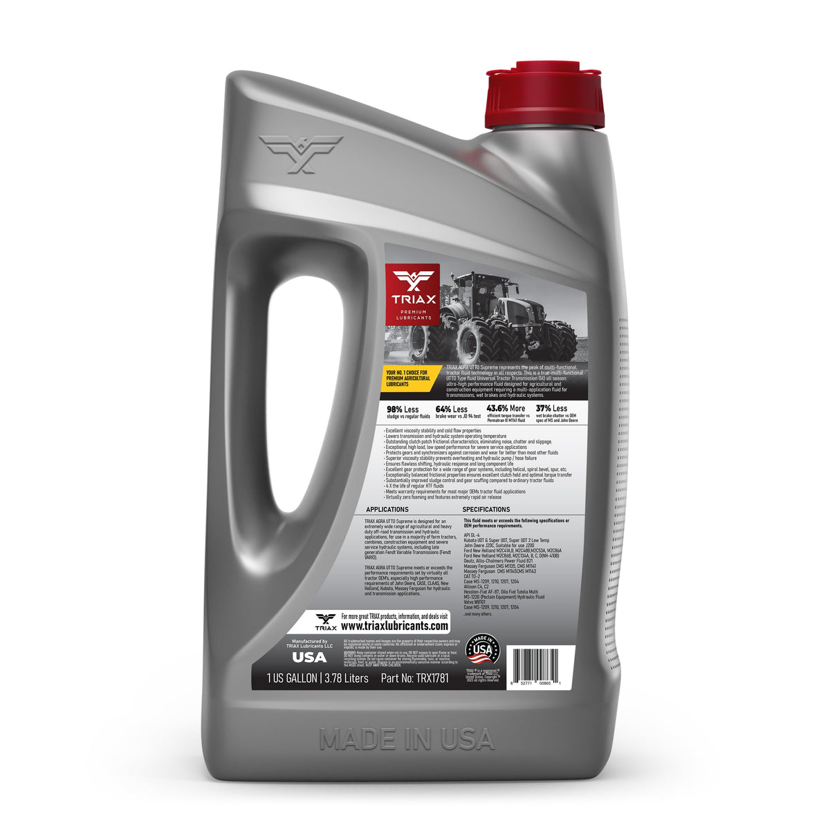 Full Synthetic Tractor Trans-Hydraulic Fluid 1 Gallon N1872