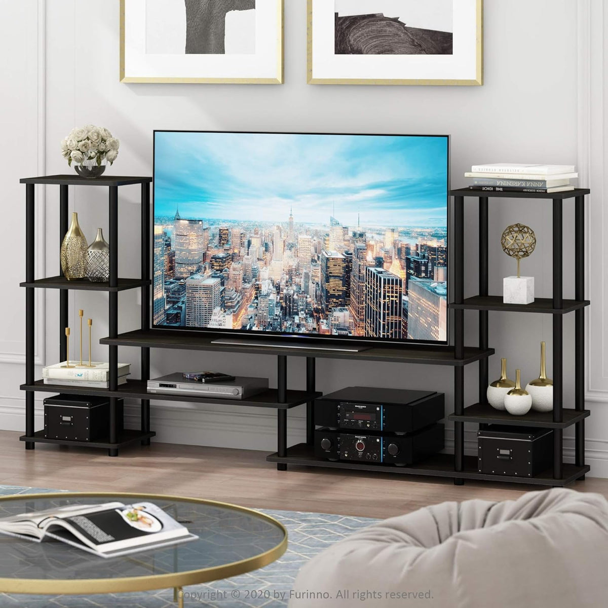 Black Espresso TV Stand D982