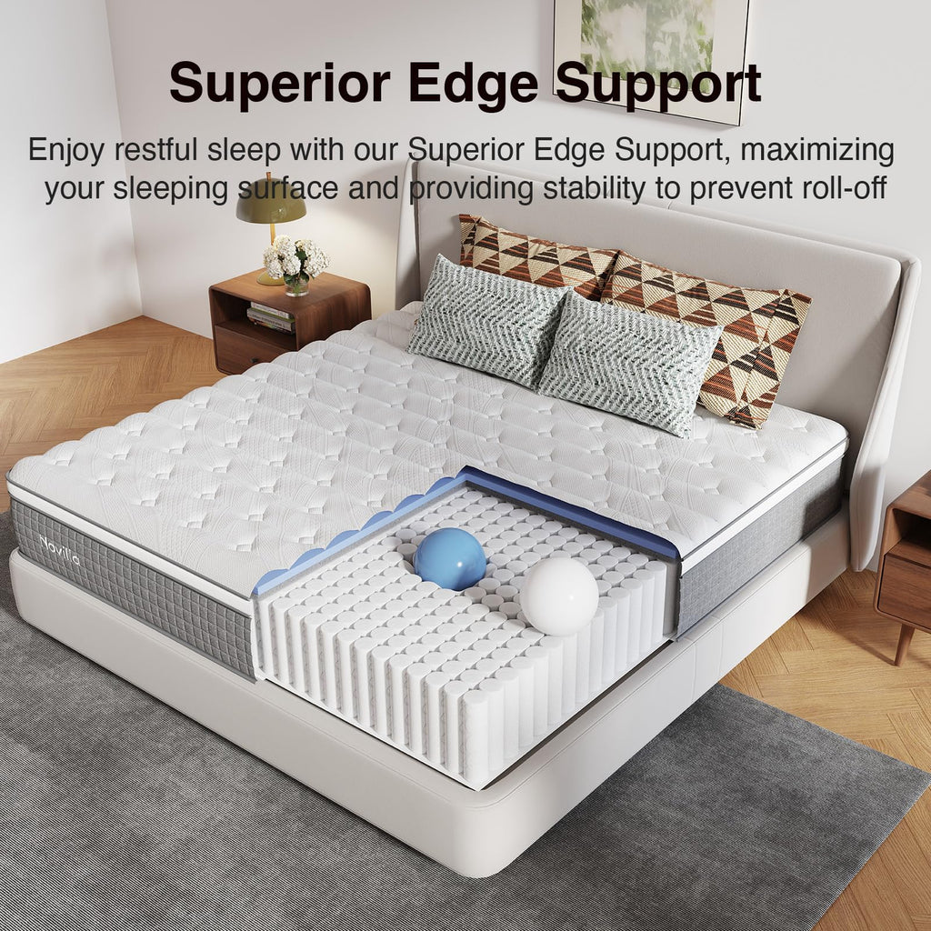 12 Inch Full Size Hybrid Gel Memory Foam Mattress U192