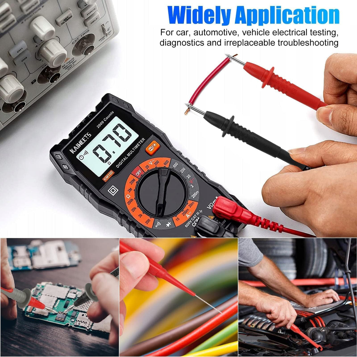 Silicone Multimeter Test Leads Kit Z531371