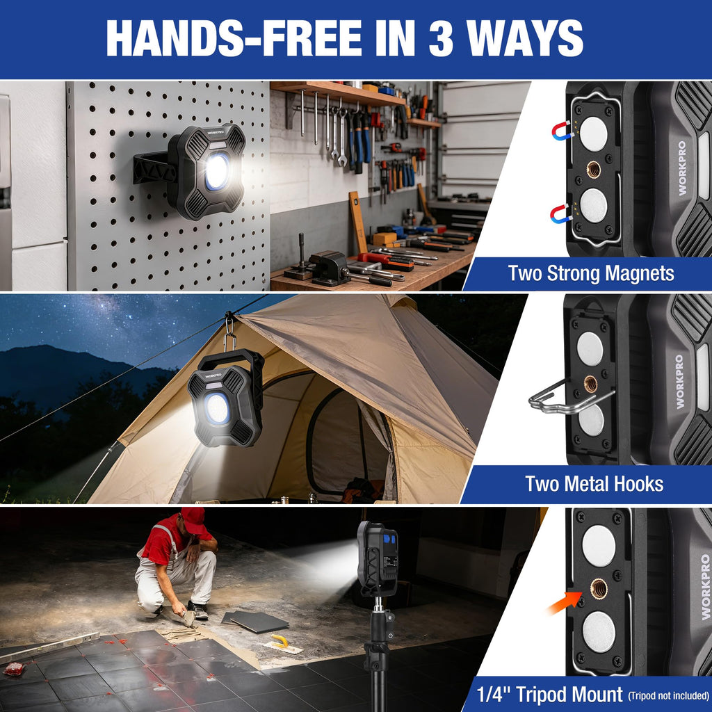 Magnetic Rechargeable LED Work Light O512894