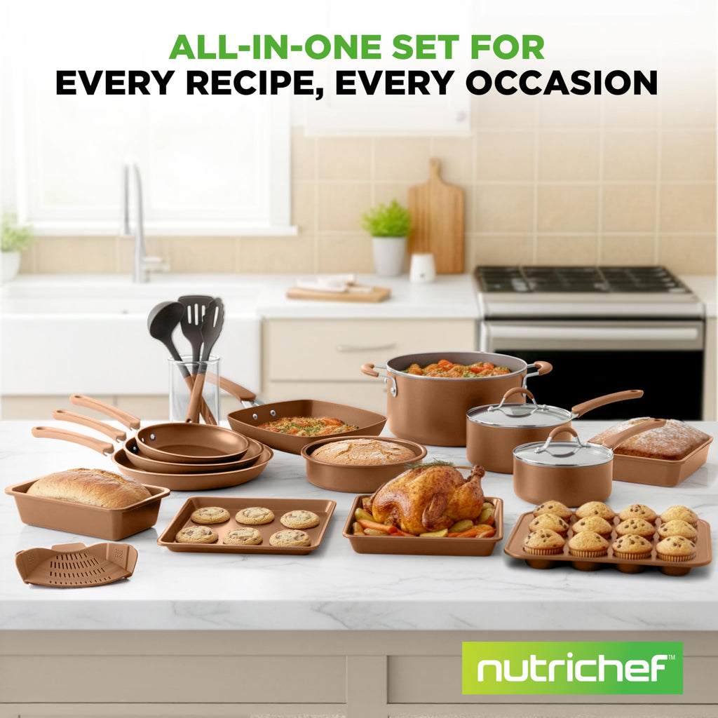 20-Piece Non Stick Induction Cookware Set U2192