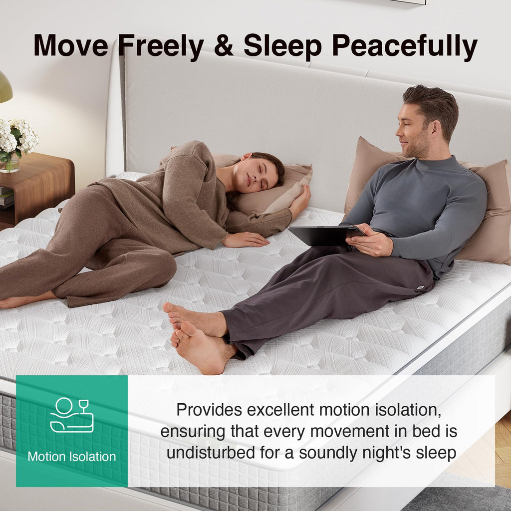 12 Inch Full Size Hybrid Gel Memory Foam Mattress U192