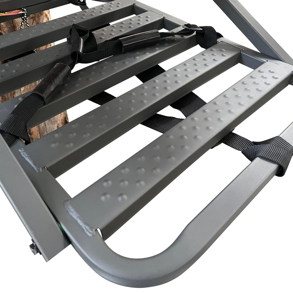 Climbing Tree Stand with Seat and Foot Platform Q80131