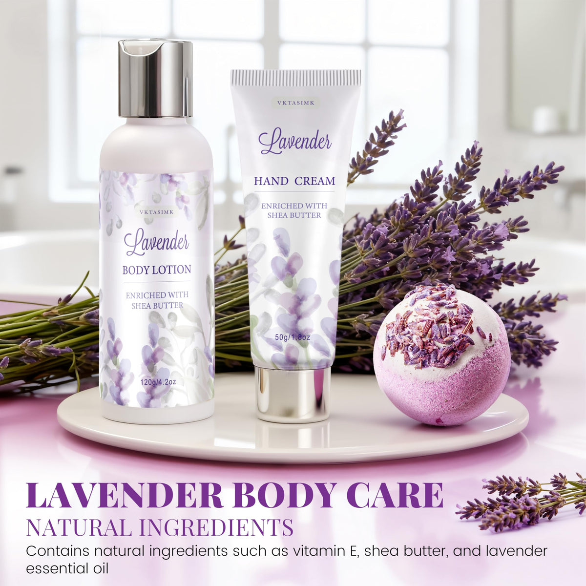 Lavender Relaxing Home Spa Set J253