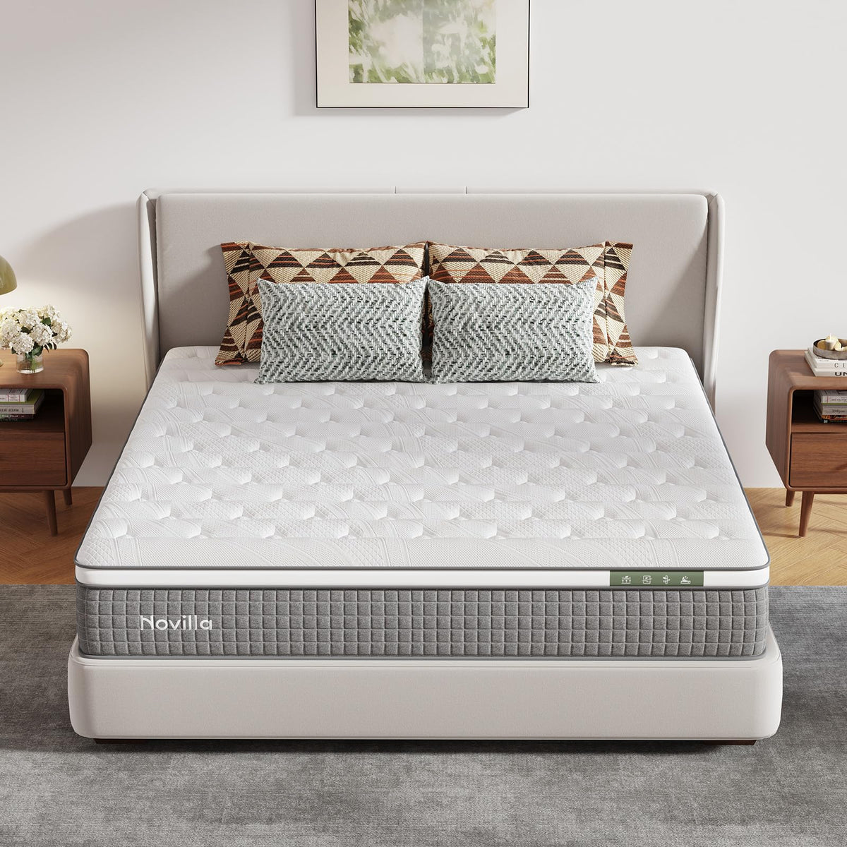 12 Inch Full Size Hybrid Gel Memory Foam Mattress U192