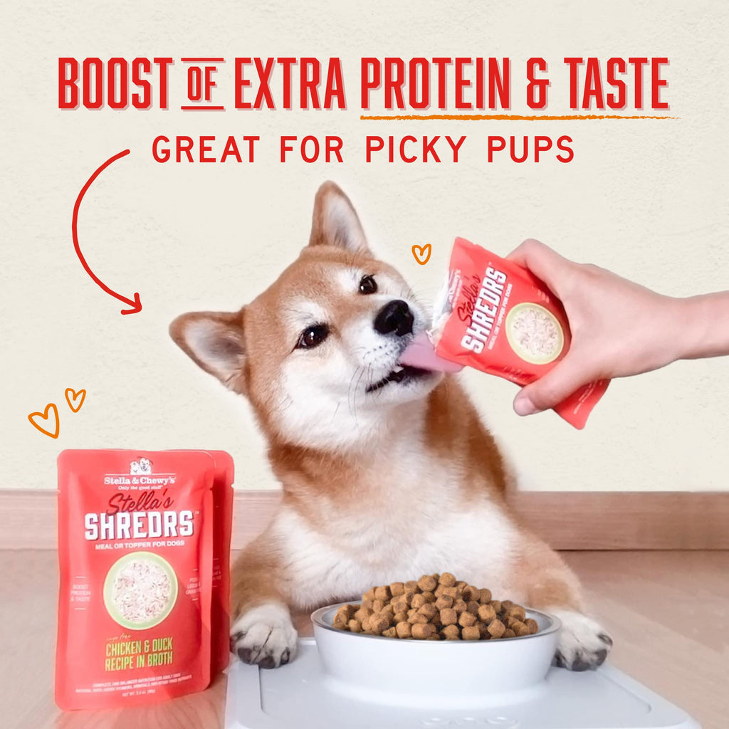 Chicken & Duck Dog Food Pouches 24 Pack 2.8 oz S62916