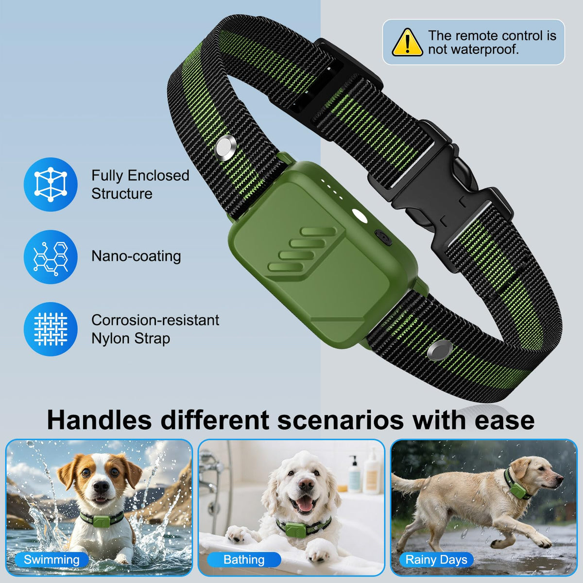 IP68 Waterproof Dog Training Collar with Remote D381517