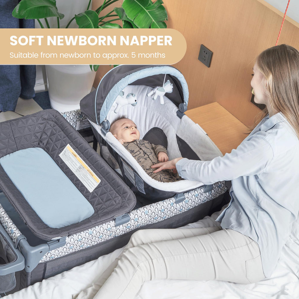 5 in 1 Foldable Baby Crib Playpen E694775